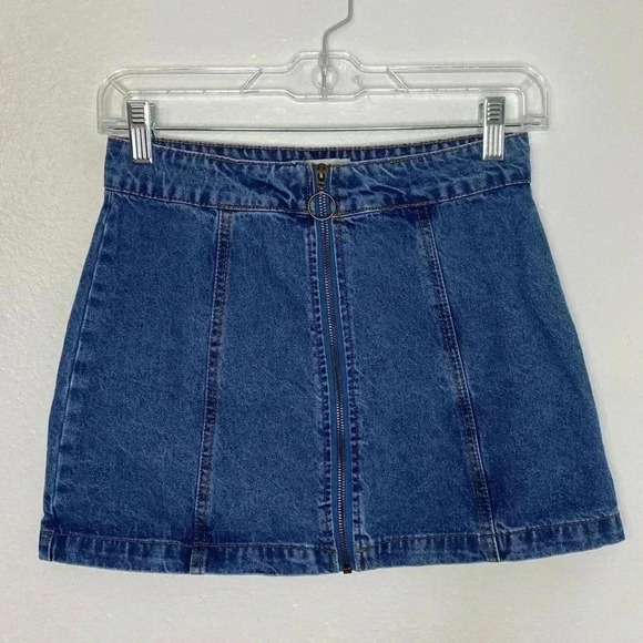 Forever 21 Denim Retro 70’s 80’s Skirt - Picture 2 of 6